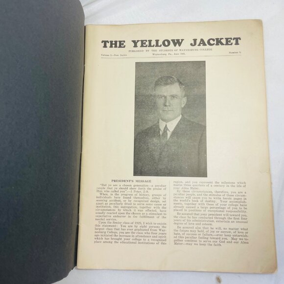 Waynesburg College The Yellow Jacket Senior Number June 1925 Yearbook Antique - Picture 4 of 10